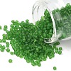 8/0 Frosted Round Glass Seed Beads X-SEED-A008-3mm-M7-1