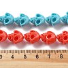 Synthetic Coral Carved Beads Strands CORA-M001-10-M-3