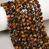 Natural Tiger Eye Beads Strands G-P611-C24-01-1