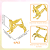 Alloy Crystal Ball Holders ODIS-WH0007-59B-G-2