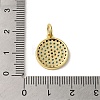 Brass Micro Pave Colorful Cubic Zirconia Pendants KK-R162-076G-3