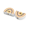 Printed Wood Beads WOOD-D289-02H-2