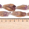 Raw Rough Natural Purple Phantom Quartz Purple Lodolite Quartz Beads Strands G-A305-A02-01-5