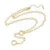 Brass Cable Chain Y Lariat Necklaces NJEW-H087-06C-G-4