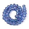 Handmade Luminous Lampwork Beads Strands LAMP-N037-01D-3