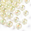 Transparent Acrylic Beads MACR-S370-B10mm-728-1