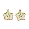 Fruit 304 Stainless Steel Enamel Pendants SA-CBA49D2-11G-05-1