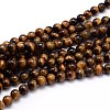 Natural Tiger Eye Beads Strands G-J303-11-12mm-1