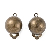 Brass Earring Findings KK-E031-AB-NF-2