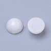 Natural White Jade Cabochons G-R416-6mm-11-2
