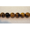 Round Tiger Eye Beads Strands X-Z0RQT014-2