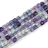 Natural Colorful Fluorite Beads Strands G-P553-E01-02-2