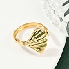 Brass Adjustable Cuff Rings for Women RJEW-B132-01B-P-3