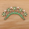 Crown Alloy Enamel Hair Finding PW-WGD2F69-07-1