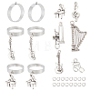 DIY Music Theme Ring Making Kit DIY-UN0004-85-1