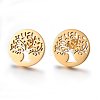 304 Stainless Steel Stud Earrings EJEW-H371-05G-1