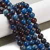 Natural Blue Opal Beads Strands G-H045-A02-8MM-01-1