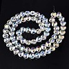 Electroplate Glass Beads Strands EGLA-S188-14-B03-5