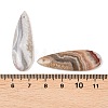 Natural Mexican Agate Pendants G-K381-15A-3