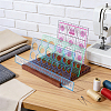 Pine Wood Ruler Slotted Display Stands ODIS-WH0038-330A-01-4