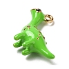 Alloy Enamel Pendants ENAM-B059-01A-3