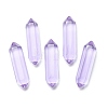 Glass Double Terminated Pointed Beads for Wire Wrapped Pendants Making G-K007-B08-1