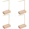 Wood with Iron Earring Displays ODIS-WH20011-002G-5