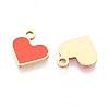 304 Stainless Steel Enamel Charms STAS-L022-483G-04-2