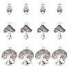 60Pcs 3 Styles Tibetan Style Alloy Pendants TIBEP-SC0002-27-1