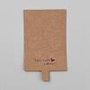 Kraft Paper Keychain Display Cards CDIS-WH20001-08A-1