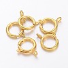 Brass Spring Ring Clasps LS-KK-H419-G-1