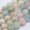 Natural Morganite Beads Strands G-L478-20-14mm-1