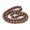 Electroplated Synthetic Non-magnetic Hematite Beads Strands G-S382-01F-4