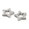 Star Shape Polymer Clay Rhinestone Beads CLAY-NH0001-06M-2