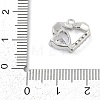 Brass Micro Pave Cubic Zirconia Charms ZIRC-P122-01C-P01-3