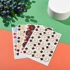   24sheets 4 colors DIY Sealing Stickers AJEW-PH0002-70-3