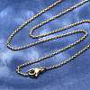 Brass Chain Necklaces LS-X-MAK-L009-10G-1