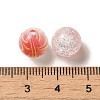 Duotone Spray Painted Crackle Acrylic Beads OACR-G029-02J-3