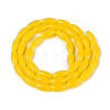 Imitation Jade Glass Beads Strands GLAA-T028-15J-03-2