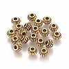 Tibetan Style Spacer Beads TIBEB-Q39-AG-FF-1