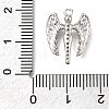 Brass Micro Pave Cubic Zirconia Pendants KK-U061-16P-3