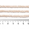 Electroplate Opaque Glass Beads Strands EGLA-A035-P3mm-A05-4