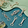   12pcs 6 styles Zinc Alloy Rhinestone Shoe Buckles FIND-PH0017-83-5