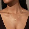 Cross Stainless Steel Pendant Necklaces FS-WG7D720-02-2