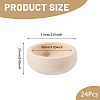 Wood Bowl LS-DJEW-WH0015-206-2