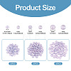 105Pcs 3 Styles Electroplate Opaque Solid Color Glass Beads Strands GLAA-TA0004-40A-4