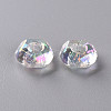 Transparent Acrylic European Beads X-TACR-S156-013-3