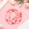 270Pcs Valentine's Day Handmade Polymer Clay Beads Strands CLAY-PA0001-52-7