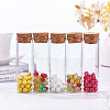 Empty Small Glass Cork Bottles AJEW-BC0003-05-7