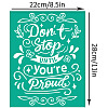 Self-Adhesive Silk Screen Printing Stencils DIY-WH0531-002-2